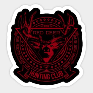 Red Deer Hunting Club Sticker